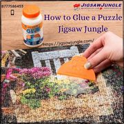 How to Glue a Puzzle | Jigsaw Jungle